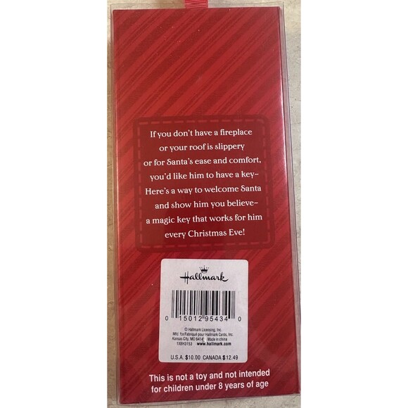 NEW Hallmark A Magic Key For Santa 2006 Collectible Metal Key - Picture 4 of 4